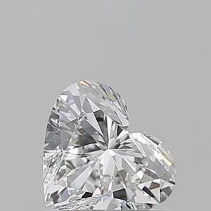 0.78ct HEART D VVS1 Natural diamond
