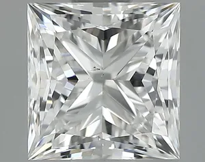 0.81ct PRINCESS F VS2 Natural diamond
