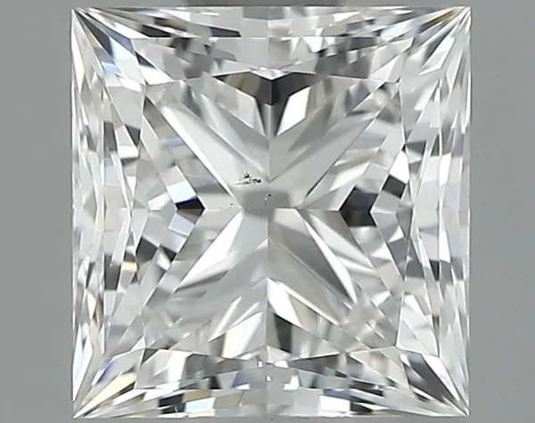 0.81ct PRINCESS F VS2 Natural diamond