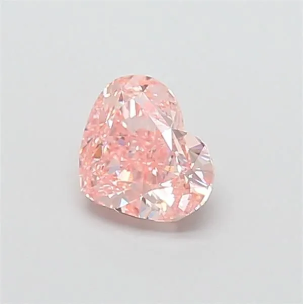 1.03ct HEART Fancy Vivid Pink VS1 Coloured Lab diamond