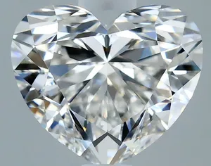 0.7ct HEART F IF Natural diamond