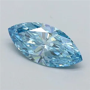 2.01ct MARQUISE Fancy Vivid Blue VS1 Coloured Lab diamond