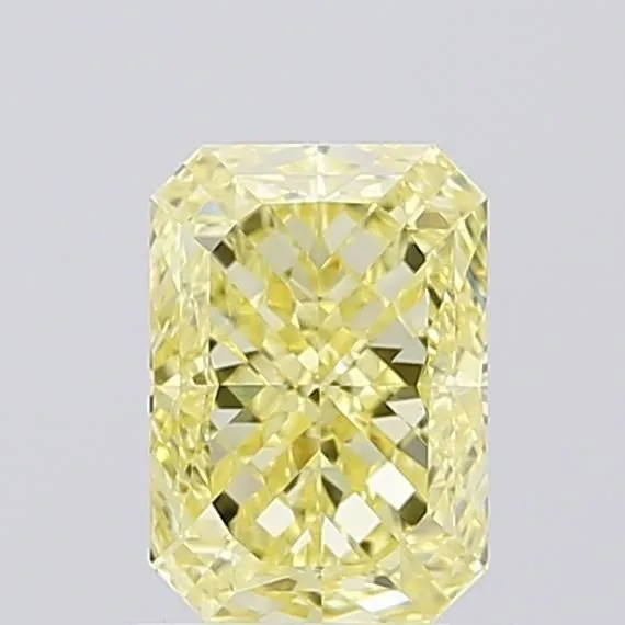 1.41ct RADIANT Fancy Intense Yellow VVS2 Coloured Lab diamond