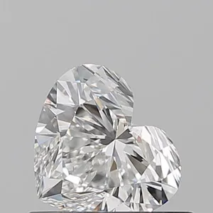 0.53ct HEART F VS1 Natural diamond