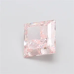 2.05ct PRINCESS Fancy Vivid Blue VVS2 Coloured Lab diamond