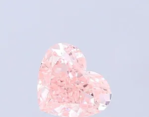 1.03ct HEART Fancy Vivid Pink VVS2 Coloured Lab diamond