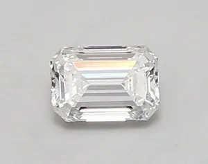 0.39ct EMERALD D VVS2 Lab diamond