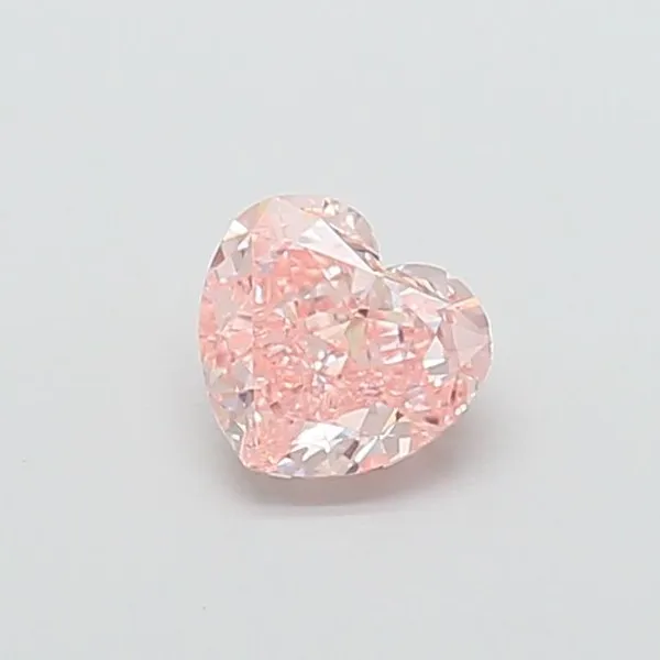 1.01ct HEART Fancy Vivid Pink VS1 Coloured Lab diamond