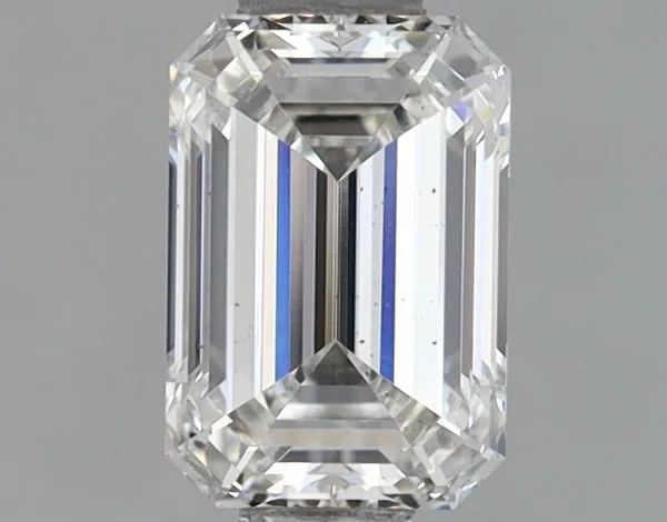 0.72ct EMERALD F VS2 Lab diamond