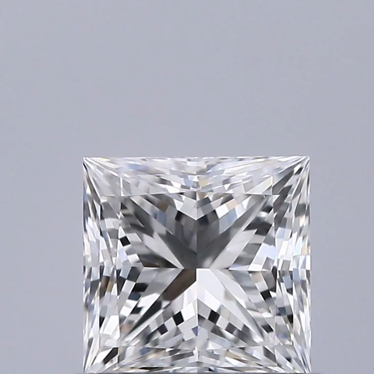 0.57ct PRINCESS E VVS1 Natural diamond