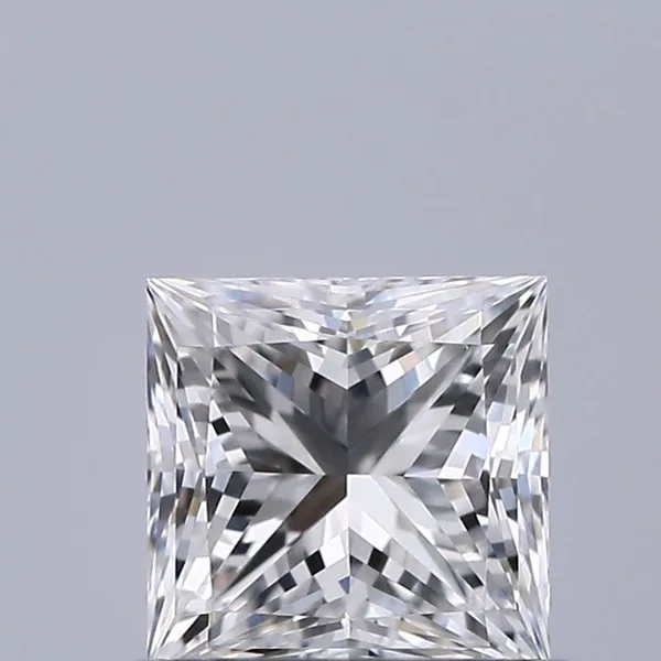 0.57ct PRINCESS E VVS1 Natural diamond