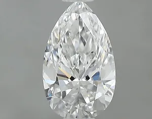 0.41ct PEAR D IF Natural diamond