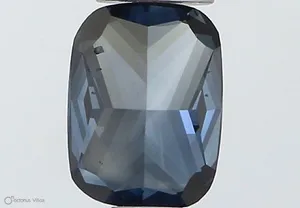 0.52ct CUSHION Fancy Deep Blue SI1 Coloured Lab diamond