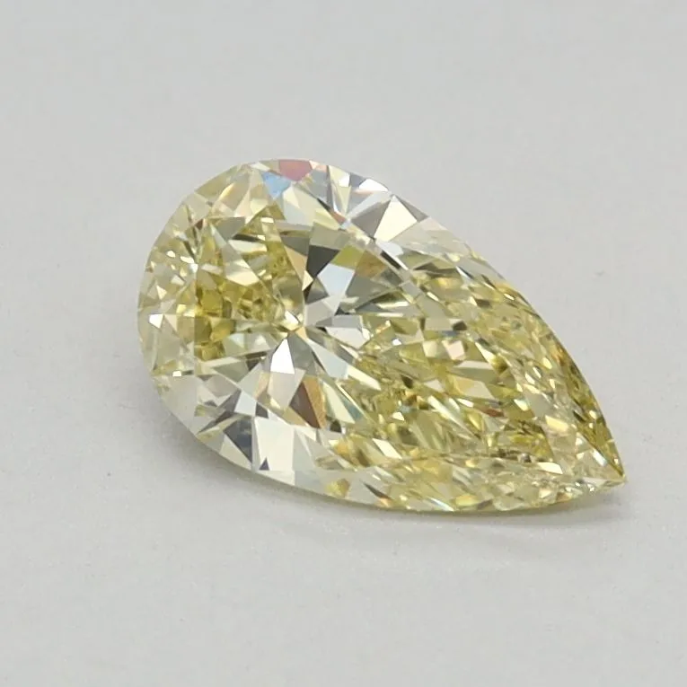 0.44ct PEAR Fancy Intense Yellow VS1 Coloured Lab diamond