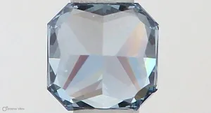 0.32ct RADIANT Fancy Vivid Blue VVS2 Coloured Lab diamond