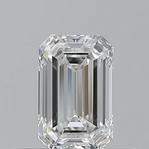 0.5ct EMERALD F VVS2 Natural diamond