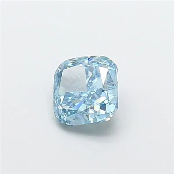 1.04ct CUSHION Fancy Vivid Blue VS1 Coloured Lab diamond