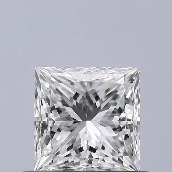 0.65ct PRINCESS G VVS2 Natural diamond