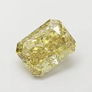 1.25ct RADIANT Fancy Yellow VS2 Coloured Lab diamond