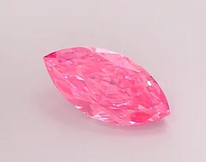 1.19ct MARQUISE Fancy Vivid Pink VS1 Coloured Lab diamond