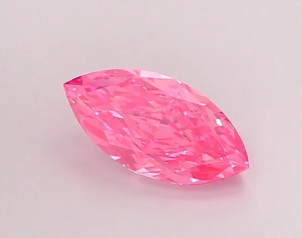1.19ct MARQUISE Fancy Vivid Pink VS1 Coloured Lab diamond
