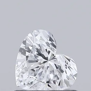 0.53ct HEART D FL Lab diamond