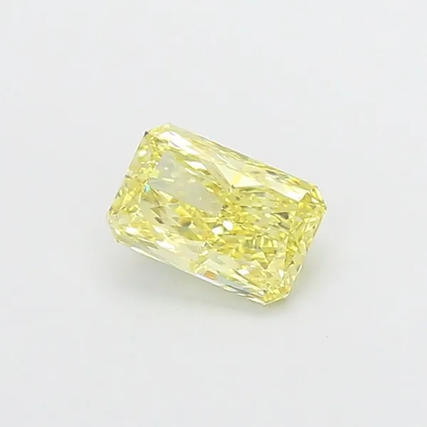 1.08ct RADIANT Fancy Intense Yellow VVS2 Coloured Lab diamond
