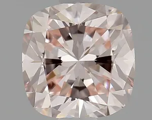 0.72ct CUSHION Fancy Intense Pink VVS2 Coloured Lab diamond