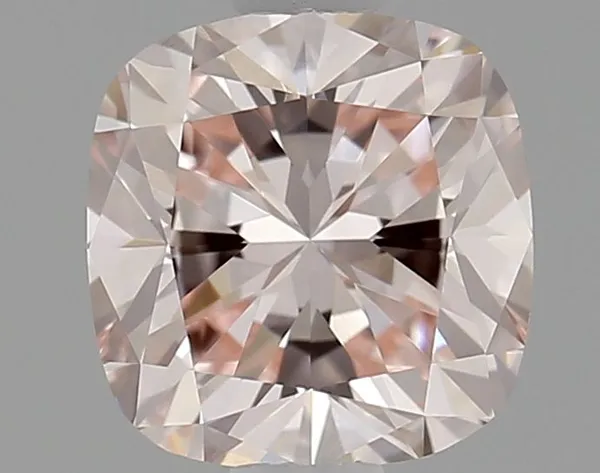 0.72ct CUSHION Fancy Intense Pink VVS2 Coloured Lab diamond