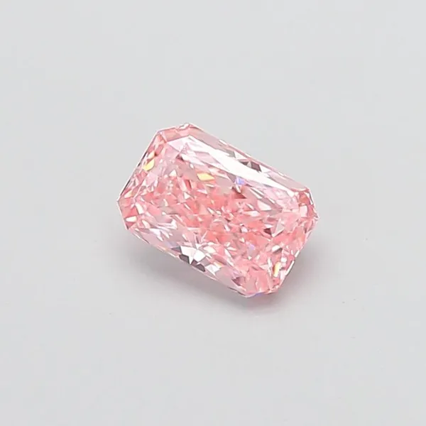 1ct RADIANT Fancy Vivid Pink VS1 Coloured Lab diamond