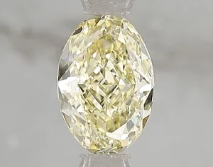 1.01ct OVAL Fancy Intense Yellow VS1 Coloured Lab diamond