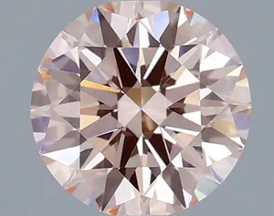 1.02ct ROUND Fancy Pink VS1 Coloured Lab diamond