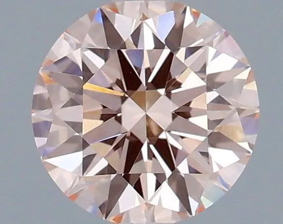 1.02ct ROUND Fancy Pink VS1 Coloured Lab diamond