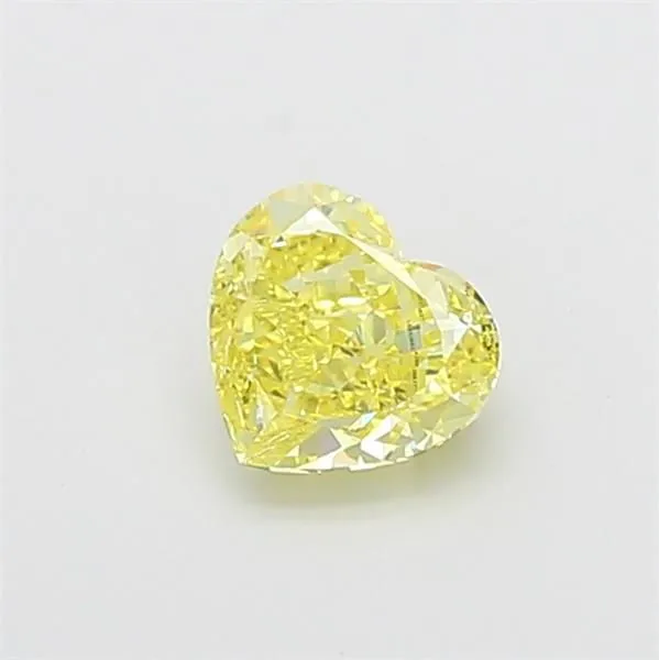 1.03ct HEART Fancy Intense Yellow VVS2 Coloured Lab diamond