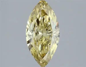 1.23ct MARQUISE Fancy Intense Yellow VS1 Coloured Lab diamond