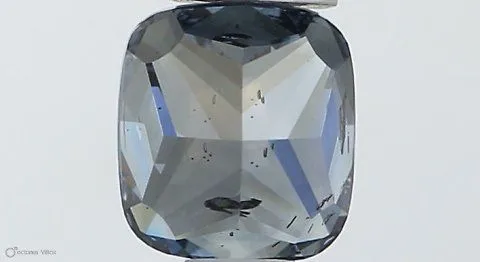 0.5ct CUSHION Fancy Vivid Blue SI2 Coloured Lab diamond