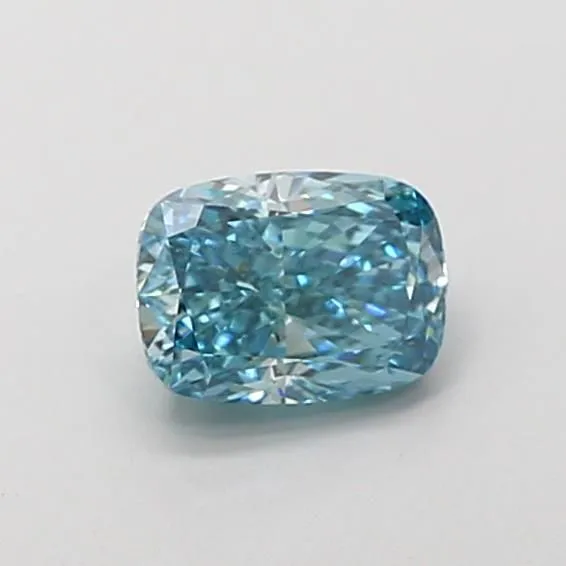 1.01ct CUSHION Fancy Vivid Blue SI1 Coloured Lab diamond
