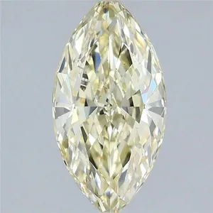 1.58ct MARQUISE Fancy Light Yellow VS2 Coloured Lab diamond