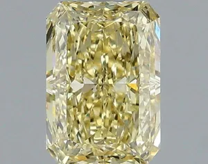 1.07ct RADIANT Fancy Intense Yellow VS1 Coloured Lab diamond