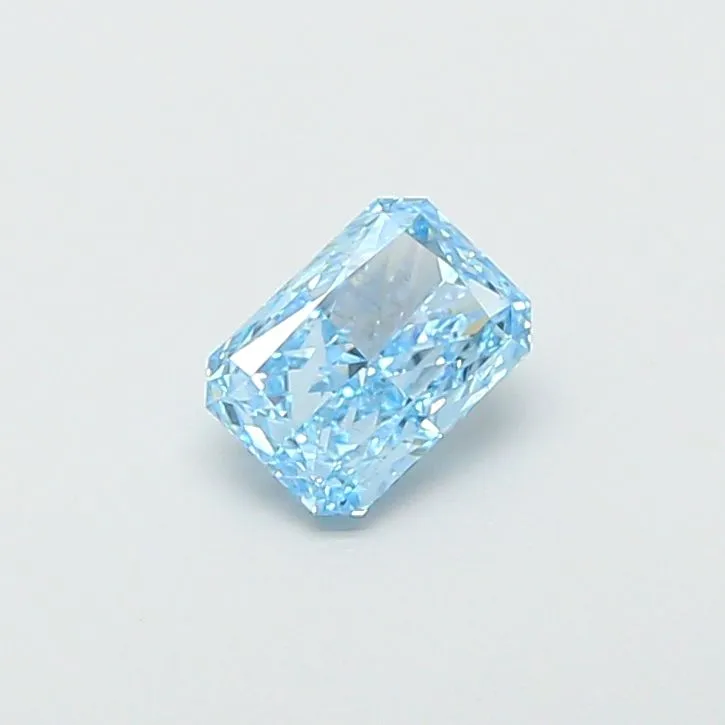 1.01ct RADIANT Fancy Vivid Blue VS2 Coloured Lab diamond