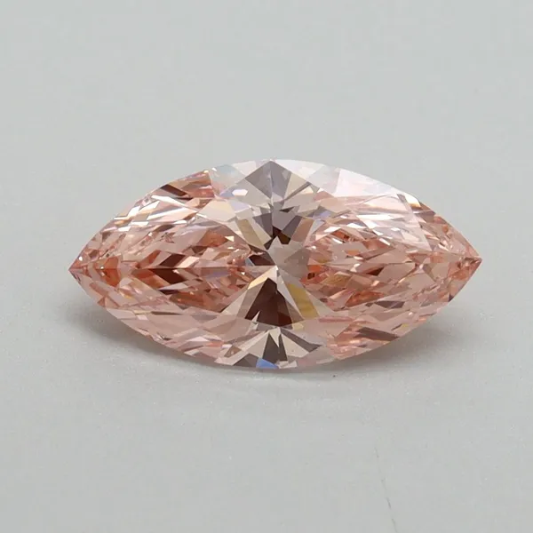 1.04ct MARQUISE Fancy Vivid Pink VS1 Coloured Lab diamond