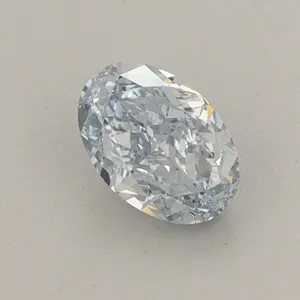0.62ct OVAL Fancy Intense Blue VVS2 Coloured Lab diamond