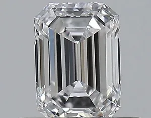 0.46ct EMERALD D VS1 Natural diamond