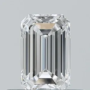 0.5ct EMERALD D VVS2 Natural diamond