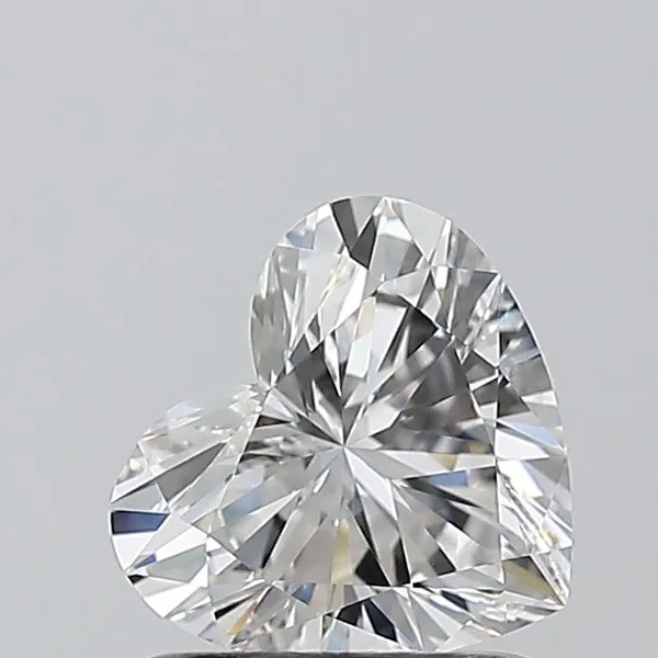 0.9ct HEART F VVS2 Natural diamond