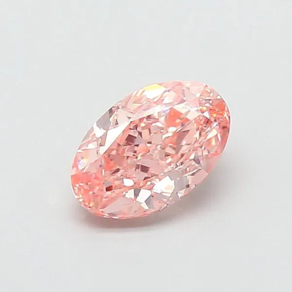1ct OVAL Fancy Intense Pink VVS2 Coloured Lab diamond