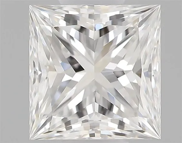0.32ct PRINCESS F VVS2 Natural diamond