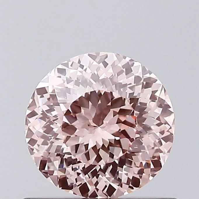 0.53ct ROUND Fancy Intense Pink VS1 Coloured Lab diamond