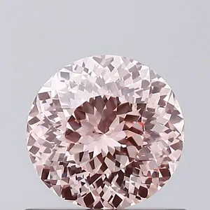 0.53ct ROUND Fancy Intense Pink VS1 Coloured Lab diamond