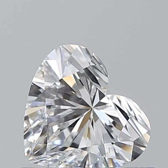 0.58ct HEART D VS2 Natural diamond